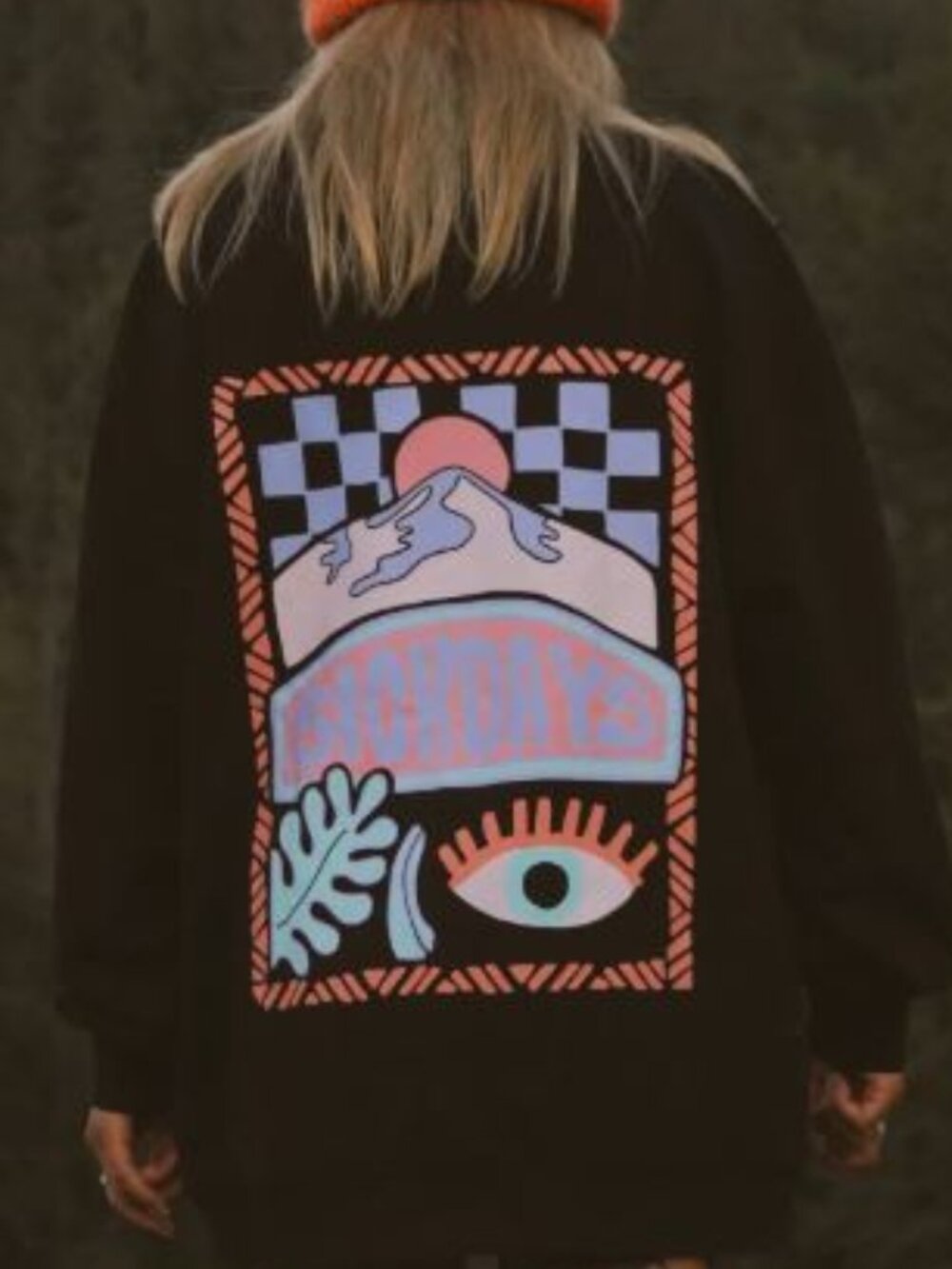 Notice the Reckless Sick Days Crewneck (Medium) - Picture 2 of 3